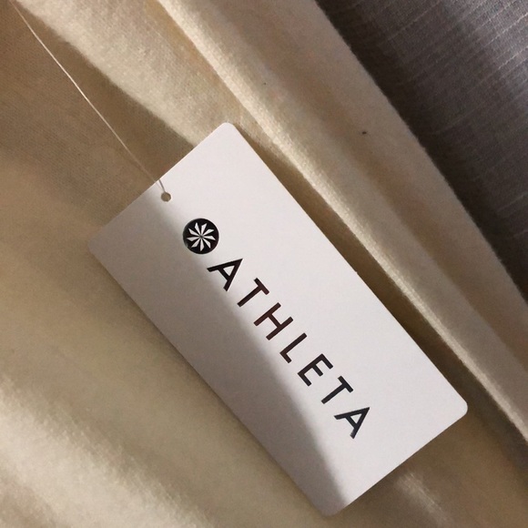 HPπ-NWT Athleta Step HemβStar GazerβWrap Sweater-Wool/Cashmere-Cream-Sz M - Picture 8 of 16